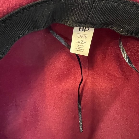 NWOT BP Scallop Brim‎ Felt Hat in Wine (O/S) - Picture 4 of 6